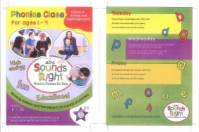 Phonics Classes in Sawbridgeworth - for ages 1-4 years