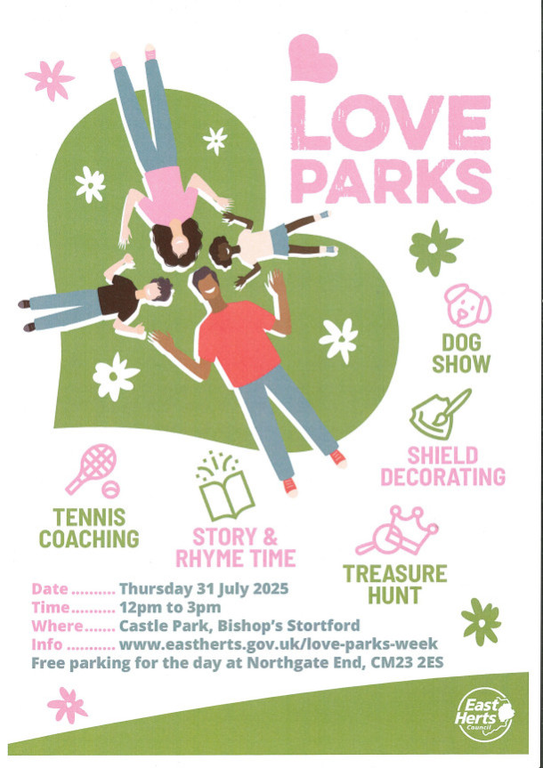 Love Parks Event - Bishop’s Stortford 31 July 2025