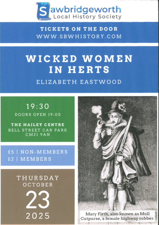 SLHS Wicked Women in Herts - by Elizabeth Eastwood