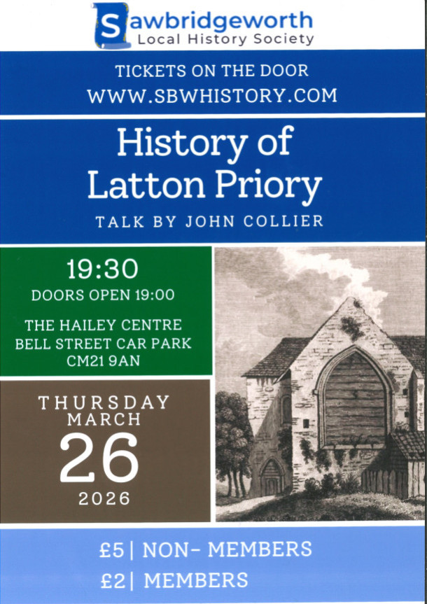 SLHS History of Latton Priority - Talk by John Collier
