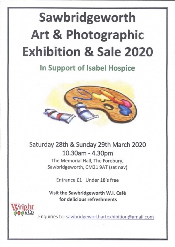 Sawbridgeworth Art & Photographic Exhibition & Sale 2020