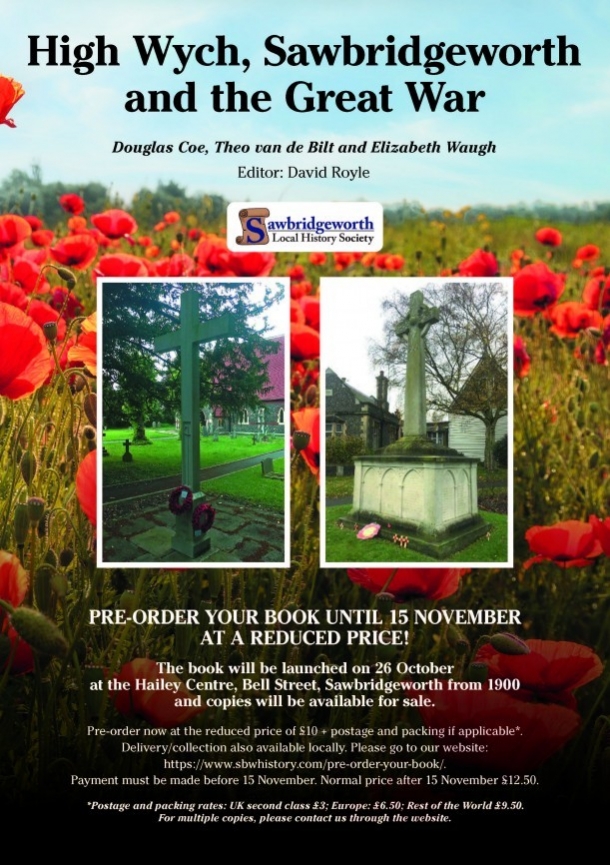 High Wych Sawbridgeworth & the Great War - Book Launch