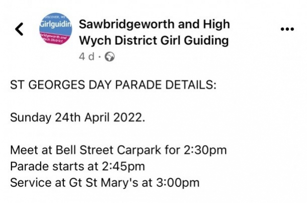 St George’s Day Parade