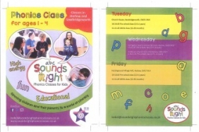 Phonics Classes in Sawbridgeworth - for ages 1-4 years