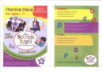 Phonics Classes in Sawbridgeworth - for ages 1-4 years