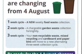 Bin Collection Changes from 4 August 2025