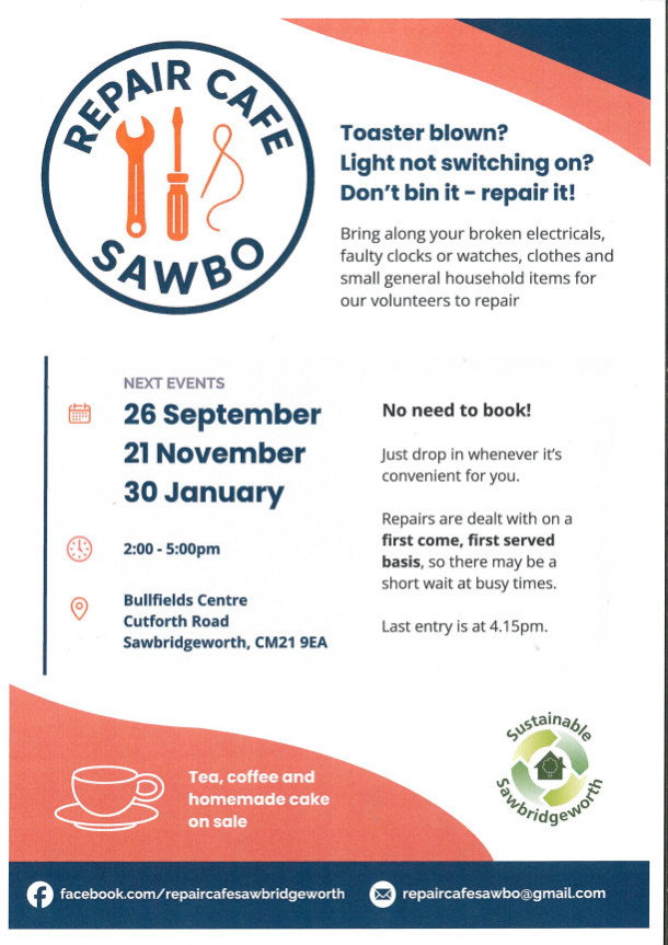 Repair Cafe - 26 September 2026