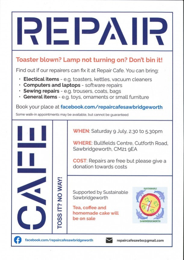 Repair Cafe Sawbridgeworth