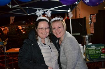 Stall Holders getting ready to 'Teddy Tombola'