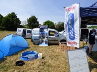 Dogability Fun Dog Show stand.  Lots of specialist advice on hand throughout the day